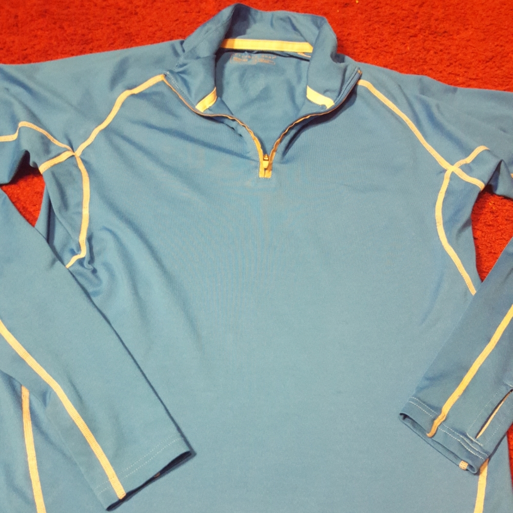 Woman's Blue Fitness Gear Performance Shirt Size S